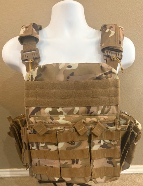 Premium Plate Carrier Kit, Carrier and Plates