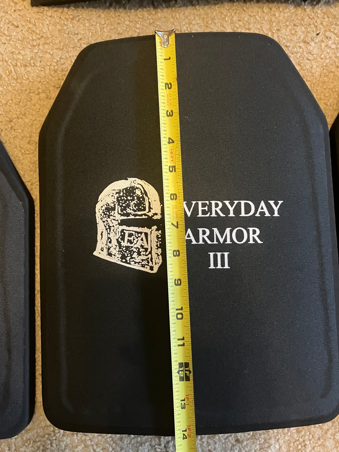 Set of 2 Ultra Light Level III Plates 10x 12"