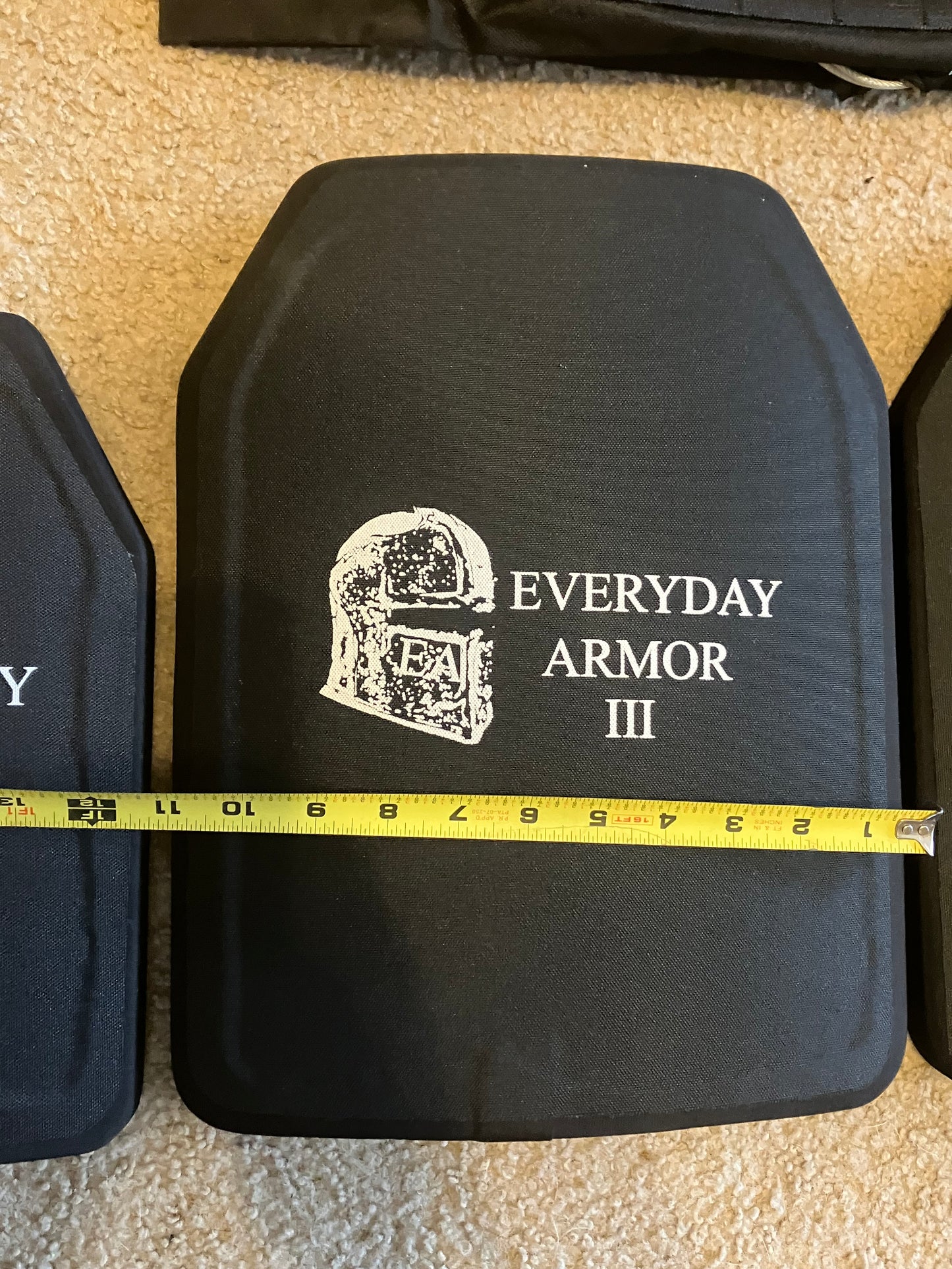 Set of 2 Ultra Light Level III Plates 10x 12"