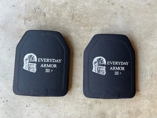 NIJ level III+ plate set