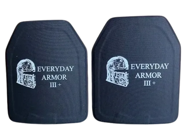 NIJ level III+ plate set