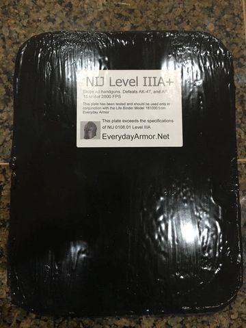 AR 500 Steel Plate insert for Life Binder