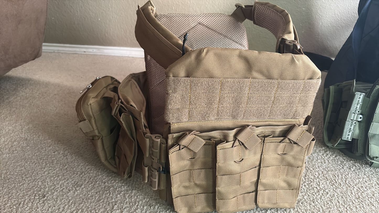 Premium Plate Carrier Kit, Carrier and Plates