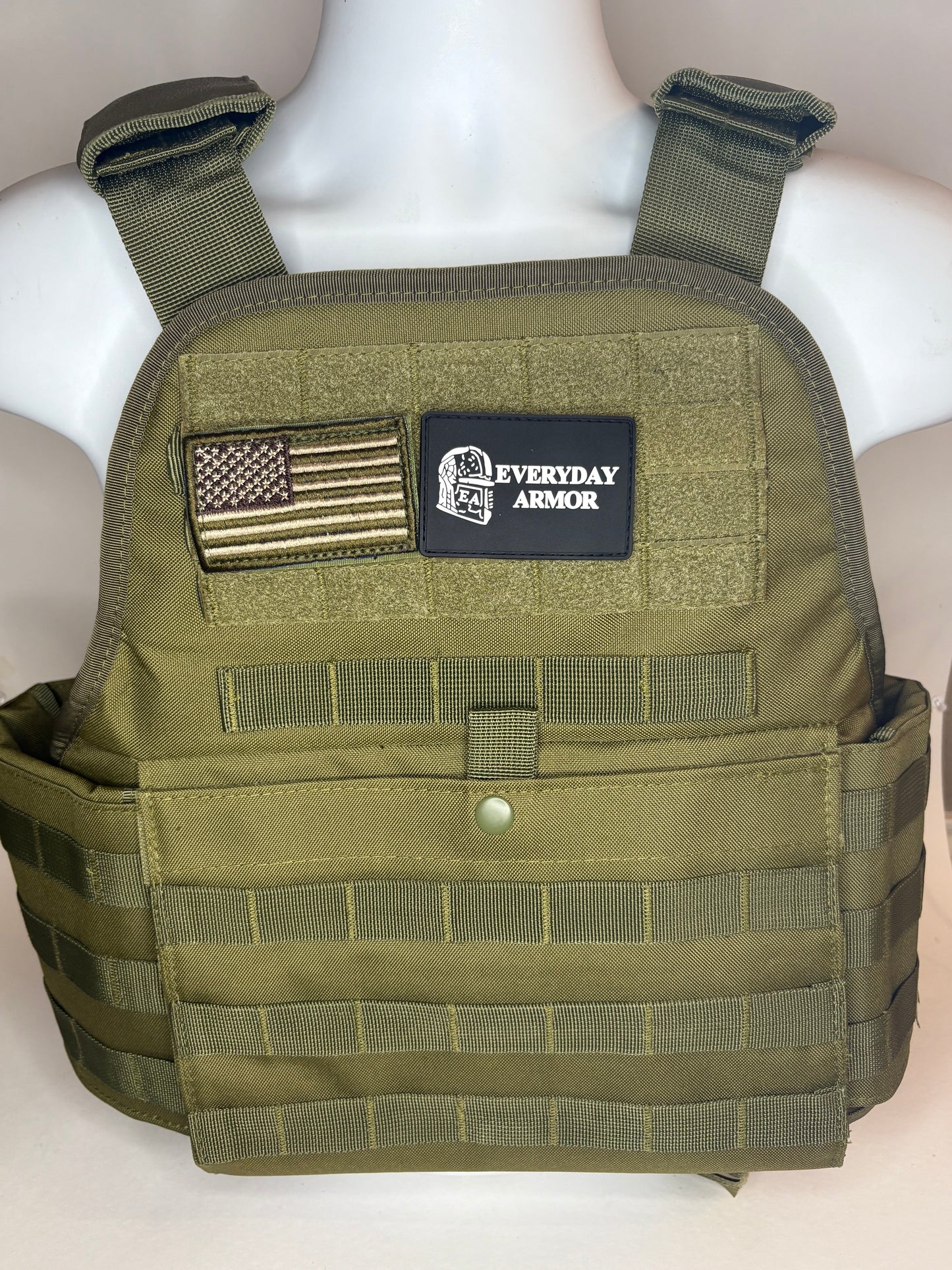 Standard plate carrier with side plate pockets