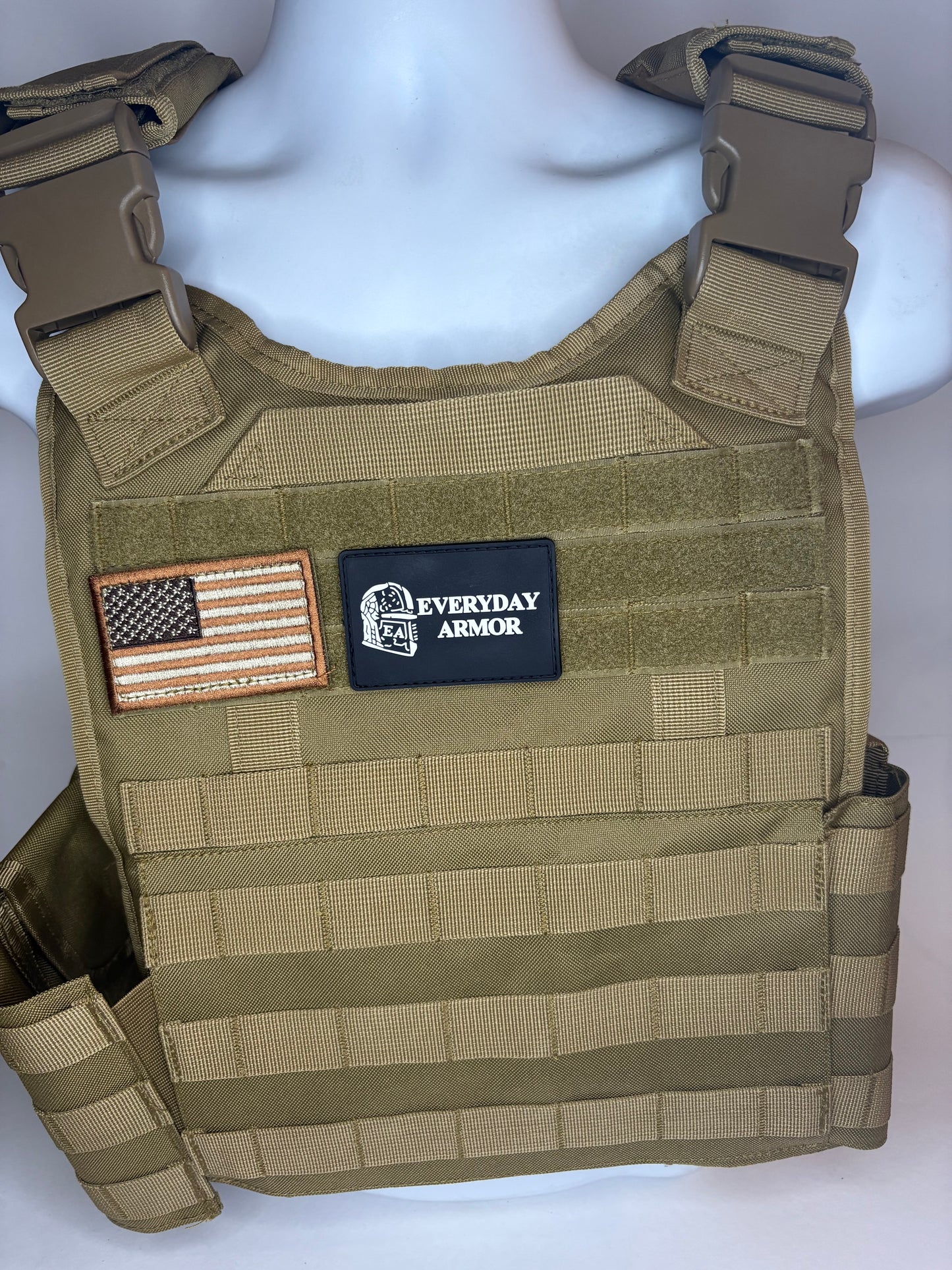 Standard plate carrier with side plate pockets